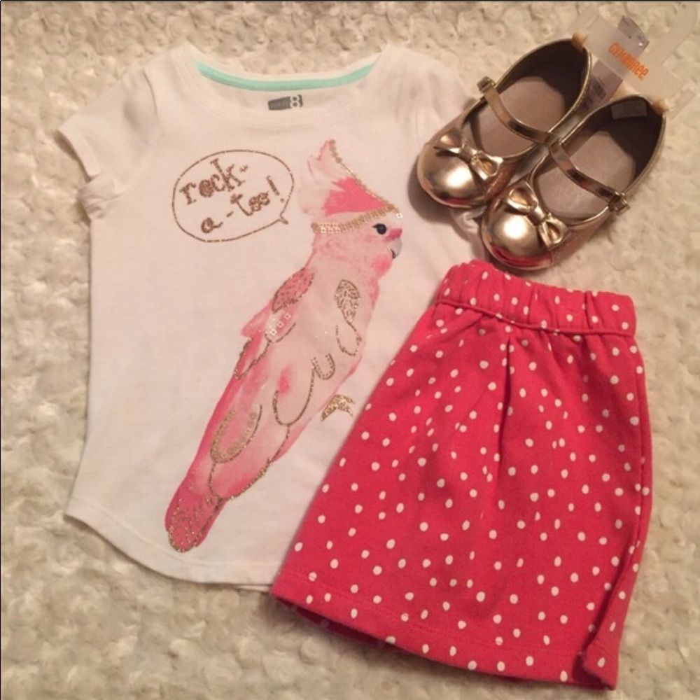 Parrot Skirt Set